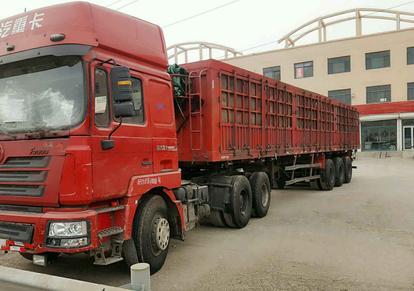 陕汽德龙f3000 牵引车 380匹2012年10月 6×4
